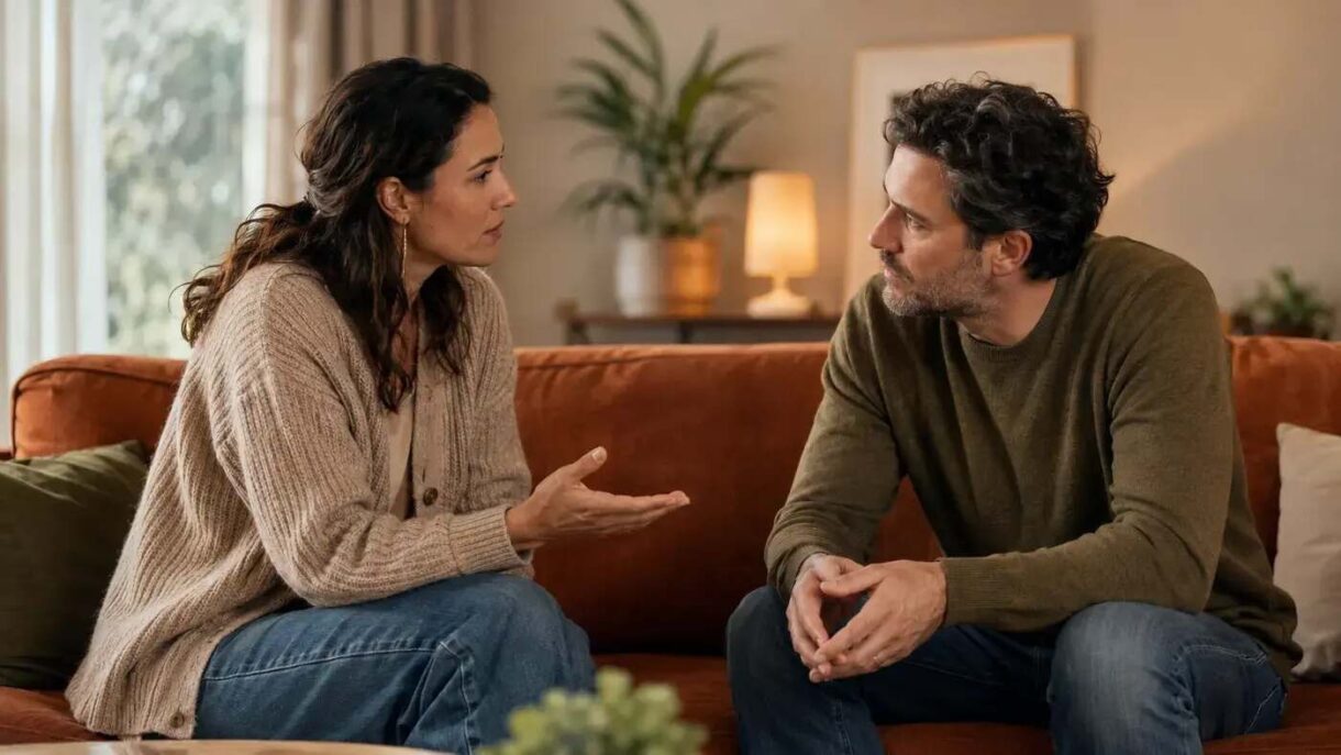couple discussing